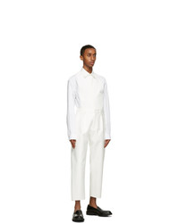 Valentino White Mismatched Pocket Trousers