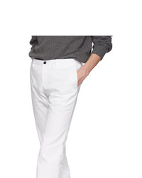 BOSS White Stanino Trousers
