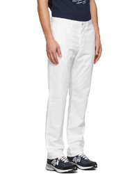 Polo Ralph Lauren White Stretch Twill Trousers