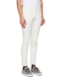 Ps By Paul Smith White Tapered Trousers