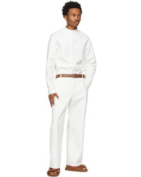 Valentino White Twill Trousers