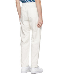 A.P.C. White Youri Trousers