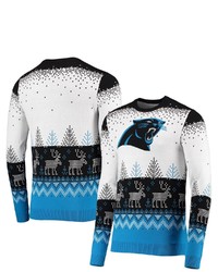 FOCO White Carolina Panthers Big Ugly Pullover Sweater At Nordstrom