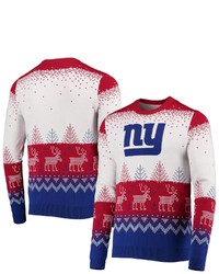 FOCO White New York Giants Big Ugly Pullover Sweater At Nordstrom