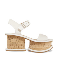 Gabriela Hearst Harrigan Leather Platform Sandals