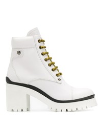 Miu Miu Chunky Lace Up Ankle Boots