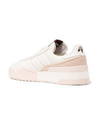 Adidas Originals By Alexander Wang Bball Soccer Leather And Suede Sneakers