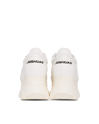 Joshua Sanders White Zenith Chunky Sneakers