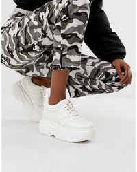ASOS DESIGN Denial Chunky Trainers Patent