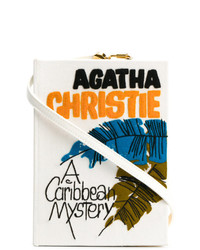 Olympia Le-Tan Caribbean Mistery Strapped Book Clutch