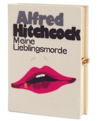 Olympia Le-Tan Hitchcock Meine Lieblingsmorde Book Clutch Ivory