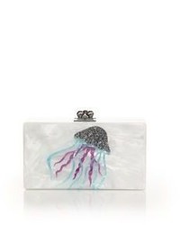 Edie Parker Jean Jellyfish Acrylic Clutch