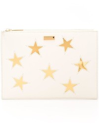 Stella McCartney Embroidered Star Clutch Bag