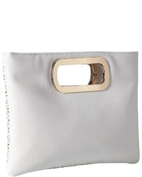 Jessica McClintock Tiffany Perforated Handle Clutch Clutch Handbags