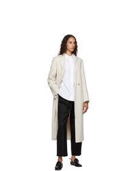 Arch The Beige Silk And Cashmere Coat
