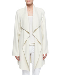 Neiman Marcus Cashmere Collection Cashmere Double Face Wrap Coat