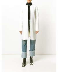 Courreges Courrges Collarless Zipped Coat