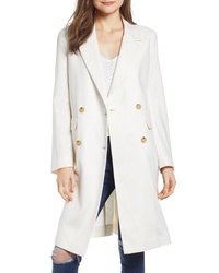 Prima Double Breasted Long Linen Cotton Jacket