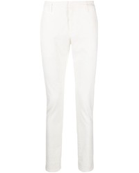 Dondup Logo Plaque Corduroy Tapered Trousers