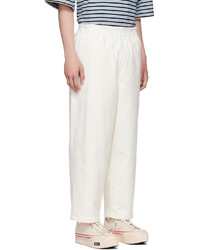 Camiel Fortgens Off White Cotton Trousers