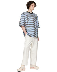 Camiel Fortgens Off White Cotton Trousers