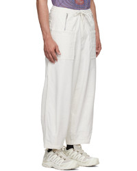 Gentle Fullness White Organic Cotton Trousers