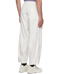 Gentle Fullness White Organic Cotton Trousers