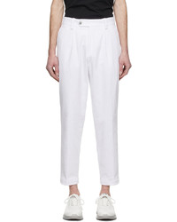 BOSS White Perin Trousers