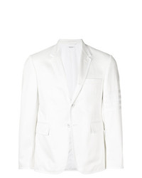Thom Browne Cotton Twill  Tipped Classic Sport Coat