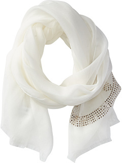 michael kors scarf white