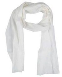 White Cotton Scarves for Women | Lookastic
