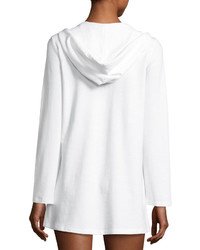Athena Alisa Hooded Tunic Coverup White