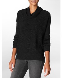 Calvin Klein Cowl Neck Rib Knit Sweater