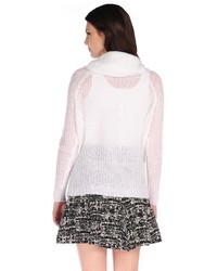 RD Style Drawstring Cowl Neck Sweater