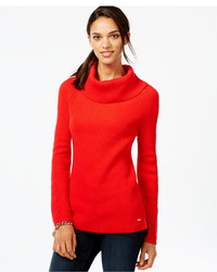 Tommy Hilfiger Ribbed Cowl Neck Sweater