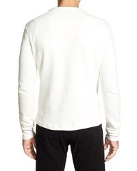 Bogosse Adonis Long Sleeve Front Zip Crewneck Sweater