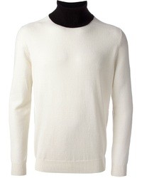 Alexander McQueen Contrast Roll Neck Sweater