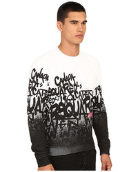 DSQUARED2 All Over Ds2 Graffiti Sweatshirt