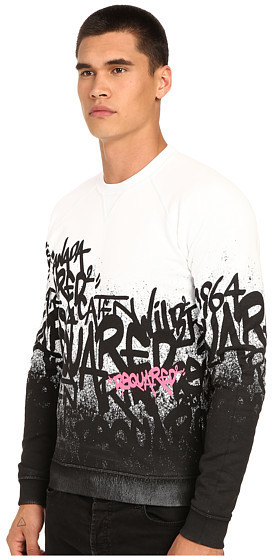 dsquared2 graffiti sweatshirt