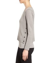 Eileen Fisher Bateau Neck Organic Linen Sweater