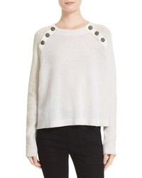 The Kooples Button Detail Cashmere Sweater