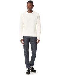 Vince Cashmere Chunky Waffle Crew Sweater