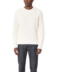 Vince Cashmere Chunky Waffle Crew Sweater