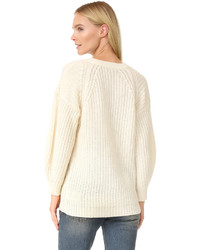 TSE Cashmere Claudia Schiffer X Heavy Shaker Sweater