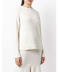 Cashmere In Love Cashmere Perforated Pattern Jumper