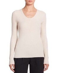 Akris Cashmere Silk Ribbed Pullover