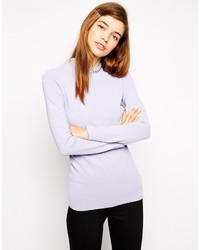 Asos Collection Sweater With High Neck And Embellisht