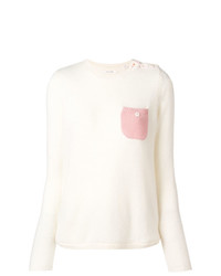 Chinti & Parker Contrast Pocket Sweater