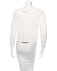 Alice + Olivia Cropped Knit Sweater