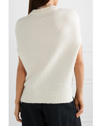 Helmut Lang Cutout Wool Blend Sweater